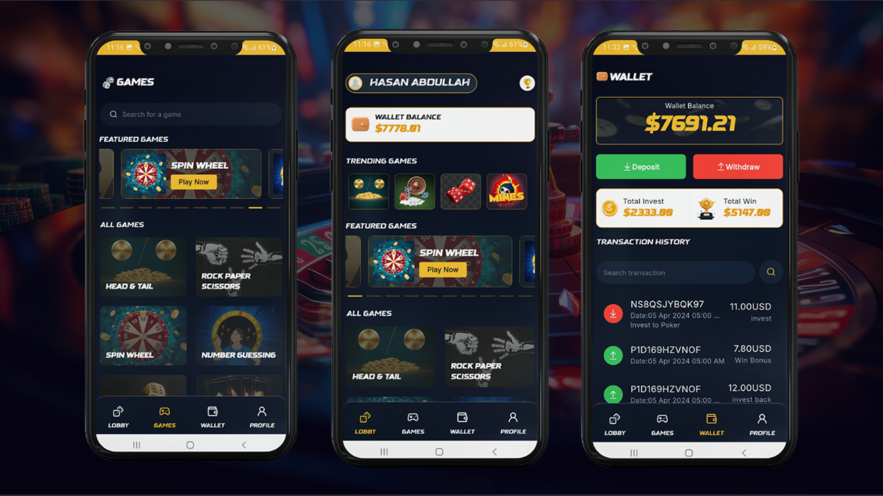 Xaxino - Ultimate Casino Mobile Application